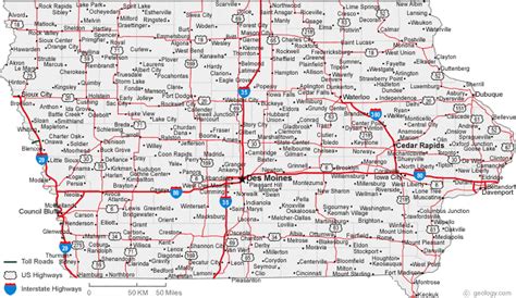 city map of washington iowa.